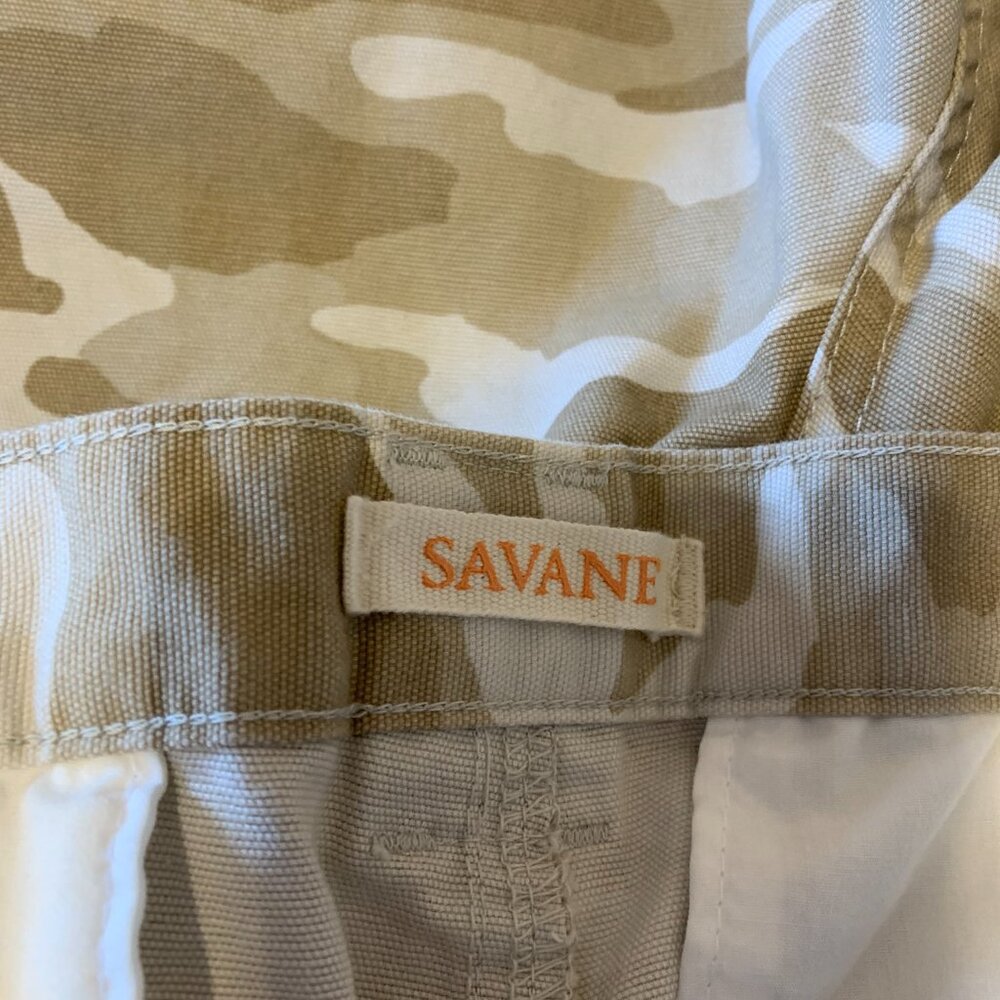 Savane Mens Cargo Desert Camo Shorts Size 32 - Picture 2 of 9